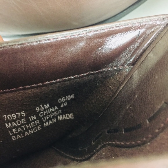 Clarks brown leather slip on size 9.5 M - Picture 7 of 8